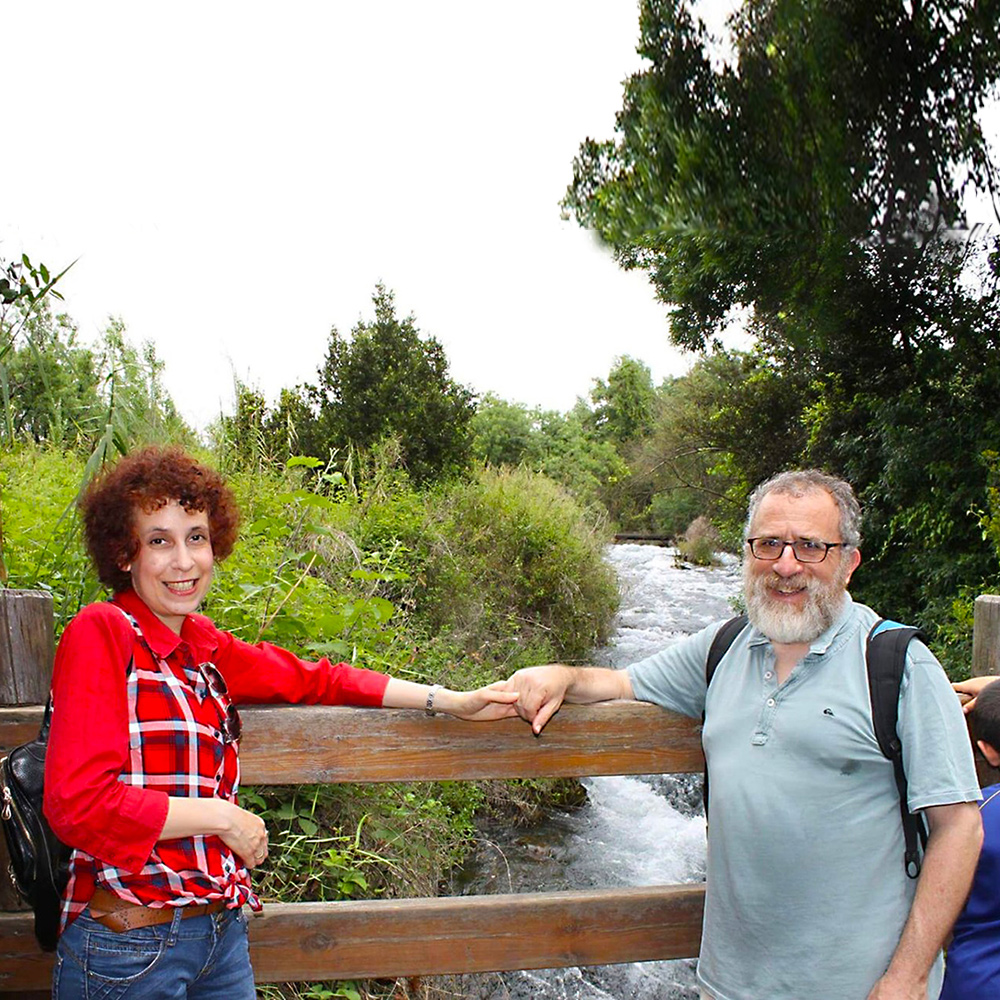 Dr. Noel and Elinor at the Jordan River