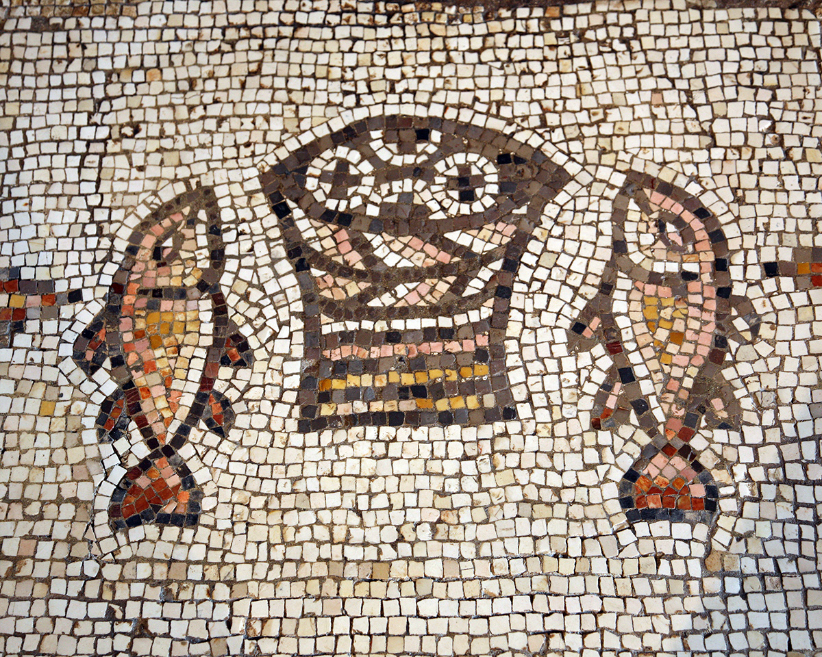 Loaves and Fishes Mosaic, Tabgha, Israel